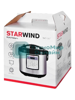 Мультиварка Starwind SMC4201 5л 700Вт серебристый/черный