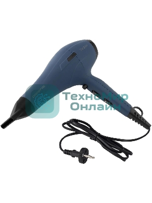 Фен Polaris PHD 2600ACi Salon Hair синий, 2600 Вт, ионизация