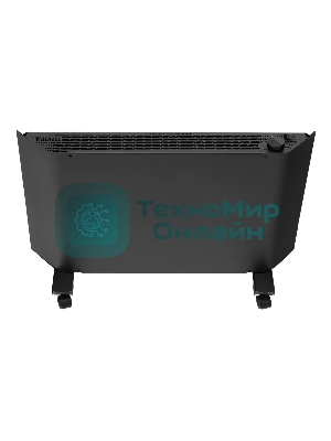 Конвектор электрический Denzel XCE-1500B черный, 1500 Вт, 20 м2, термостат