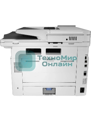 МФУ лазерное HP LaserJet Enterprise M430f (3PZ55A), A4, ч/б, печ. до 40 стр/мин., скан. до 29 стр/мин., 1200 x 1200 dpi (печать) 600x600dpi (скан), USB, RJ-45, Air Print, Mopria