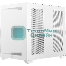 Компьютерный корпус Deepcool CG530 4F WH без БП, боковое окно (панорама), 3x120мм ARGB Reverce вентилятора на боковой стенке, 1x120мм ARGB вентилятор сзади, белый, ATX