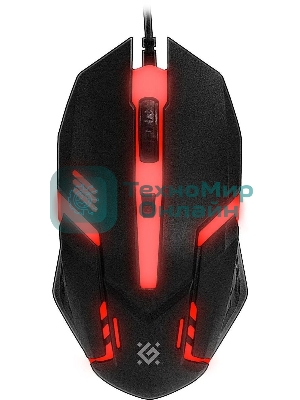 Комплект клавиатура+мышь Defender Glion C-123 проводной, USB, 1600 DPI, чёрный