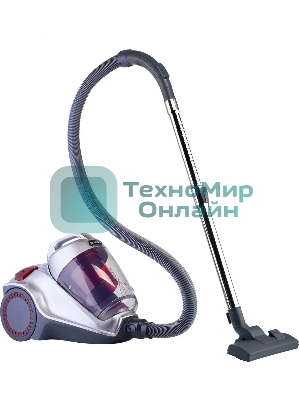 Пылесос Hyundai HYV-C4570 2400Вт серебристый/красный