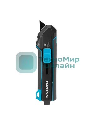 Нож-скребок выдвижной Gross 78890, 19 мм, сменное лезвие, SK2, 5 запас. лезвий, алюмин. корпус