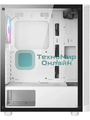 Компьютерный корпус Azza Spectra белый без БП ATX 7x120мм 2x140мм 2xUSB 2.0 1xUSB 3.0 audio bott PSU