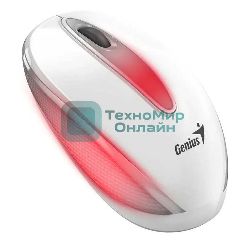Мышь проводная Genius DX-Mini белый, 1000 dpi, USB, кнопки - 3