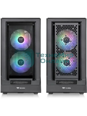 Компьютерный корпус Thermaltake Ceres 350 MX черный без БП E-ATX 2x140мм 2xUSB 3.0 audio bott PSU