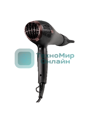 Фен Galaxy Line GL 4356 черный, 2400 Вт, ионизация