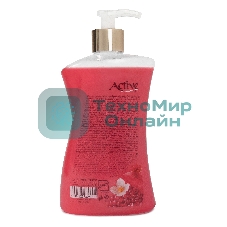 Жидкое мыло жемчужное Active 450 мл. С дозатором. Гранат и цветок (511801637)