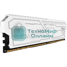 Оперативная память Netac Shadow III, DDR4, 8GB (1x8GB), 3200 MHz, CL16, с радиатором, белый