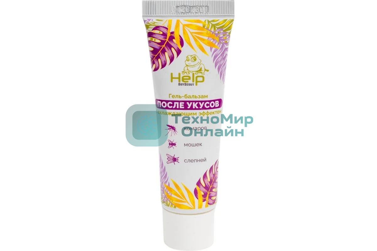 Гель-бальзам HELP после укусов насекомых, 30 г 80293