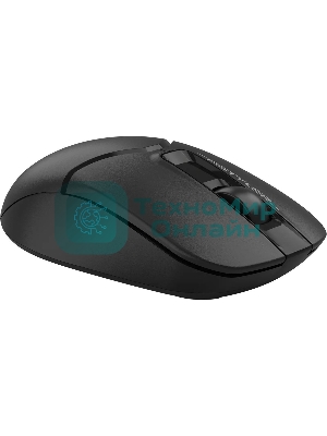 Мышь беспроводная A4Tech Fstyler FG12 черный, 1200 dpi, радиоканал, USB, кнопки - 3