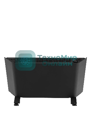 Конвектор электрический Denzel XCE-1500B черный, 1500 Вт, 20 м2, термостат