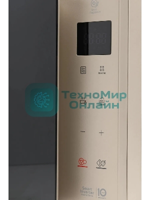 Микроволновая печь LG MW25R35GISH пепельно-бежевый, 25 л, 1000 Вт, переключатели - сенсор