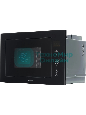 Встраиваемая микроволновая печь Korting KMI 825 TGN черный, 25 л, 900 Вт, переключатели - сенсор