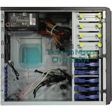 Компьютерный корпус Midi Tower InWin PE689 Black 750W P75F 80plus Gold USB3.0*2+A(HD)+front fan 120мм*1+rear fan 120мм*1+ 2*2SATA+1*1SATA+Intrusion Switch/holes for SL20” RACKMOUNT