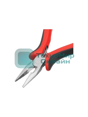 Длинногубцы Matrix mini 130 мм Ni прямые, авторазжим, двухкомпонентные рукоятки