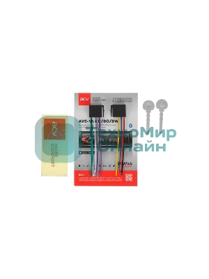 Автомагнитола ACV AVS-916BW, 1 DIN, Bluetooth, USB Type-A, AUX