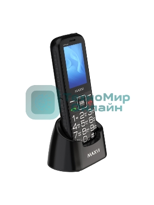 Мобильный телефон Maxvi B21ds up черный