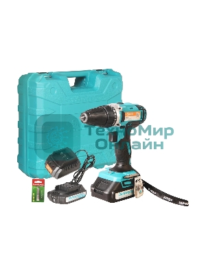Дрель-шуруповерт аккумуляторная Sturm CD3618, Аккумуляторная, 18В, 2 АКБ, Кейс