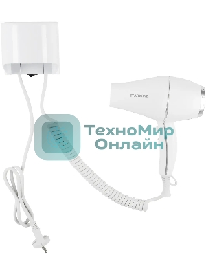 Фен Starwind SW-HD878 белый, 1800 Вт