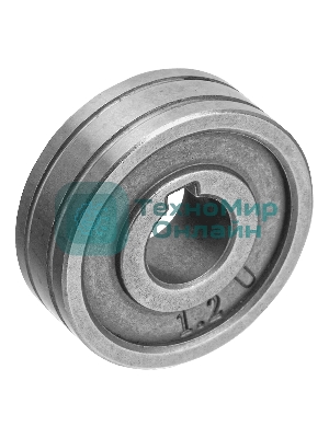 Подающий ролик Denzel U профиль под алюминиевую проволоку 1,0-1,2 мм, 2 шт