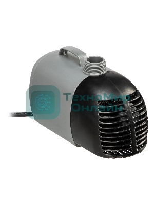 Насос фонтанный Denzel FNP110-34, 112 Вт, подъем 3,4 м, 3400 л/ч, колокольчик/каскад/гейзер