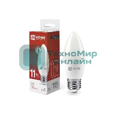 Лампа светодиодная LED-СВЕЧА-VC 11Вт 230В E27 4000К 990лм IN HOME 4690612020495
