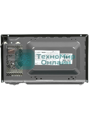 Микроволновая печь Haier HMB-DM208BA черный/серебристый, 20 л, 800 Вт, переключатели - кнопки, поворотный механизм