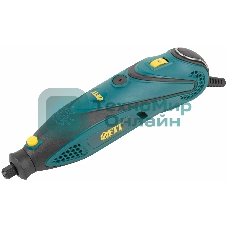 Прямошлифовальная машина (гравер) DG-137PL, 135 Вт, 10000-32000 об/мин, 2,4/3,2 мм, БС щеток, набор насадок, пластик. кейс