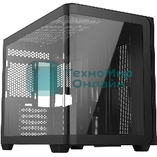 Компьютерный корпус Bloody BD-CC112 черный без БП mATX 9x120мм 2xUSB 3.0 audio bott PSU