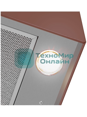 Вытяжка пристенная островная Maunfeld Bath 401 медный, 40 см, 1150 куб. м/ч, 52 дБ