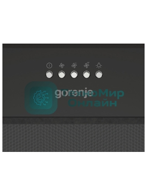 Вытяжка встраиваемая Gorenje BHI626E6B черный, 60 см, 677 куб. м/ч, 61 дБ