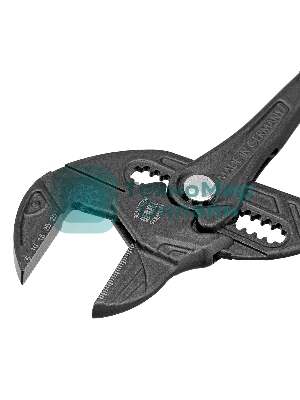 Клещи переставные Denzel кнопочный механизм, обливные рукоятки, сантехнические, 250 мм