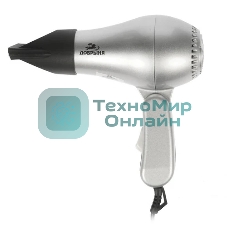 Фен Добрыня DO-2007 серебристый/черный, 1200 Вт, компактный