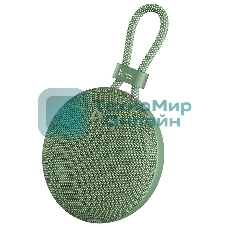Портативная колонка круглая HOCO BS60 зеленый