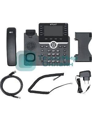 Телефон IP Флат Flat-Phone-B10 черный
