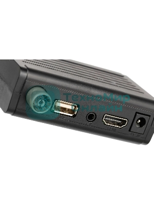 Приставка для цифрового ТВ BBK SMP025HDT2 черный, DVB-T2, DVB-T, HDMI, USB 2.0