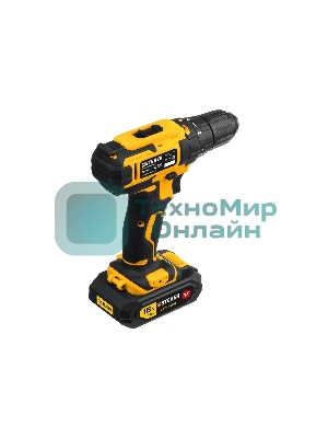 Дрель-шуруповерт аккумуляторная STEHER CD-160-1, Аккумуляторная, 16В, Кейс