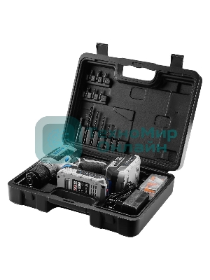 Дрель-шуруповерт Deko DKCD20V ONE+, 20 В, 2 Ач, 45 Нм, щеточный