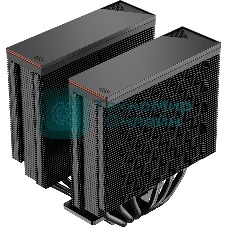 Кулер для процессора PCCooler RZ620 BK (260W, 4-pin PWM, 157.5мм, Al/Cu, 6x6мм, 1x120мм, 86.73CFM, 32dBA, 2200RPM, S: 1851/1700/1200/115X, AM5/AM4, черный)