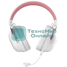 Гарнитура Defender Sabotauge белый/розовый, беспроводная + проводная, Bluetooth