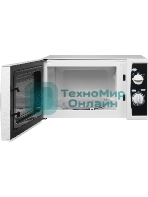 Микроволновая печь HOME HMM208AW белый, 20 л, 800 Вт, переключатели - поворотный механизм