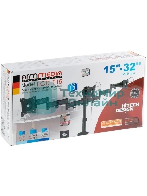 Кронштейн для мониторов Arm Media LCD-T15 черный 15