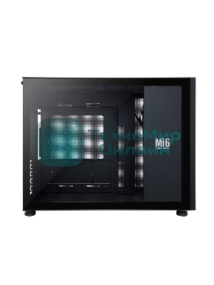 Компьютерный корпус 1STPLAYER MIKU Mi6, Mini-Tower, чёрный