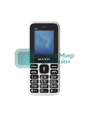 Мобильный телефон Maxvi C30 white