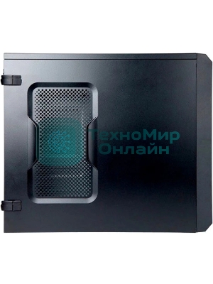 Компьютерный корпус Midi Tower InWin PE689 Black 750W P75F 80plus Gold USB3.0*2+A(HD)+front fan 120мм*1+rear fan 120мм*1+ 2*2SATA+1*1SATA+Intrusion Switch/holes for SL20” RACKMOUNT