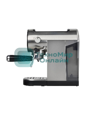 Кофеварка рожковая LEONORD LE-1749 (108134) черный/стальной, исп. кофе - молотый, 0,8 л, 1360 Вт, 20 бар