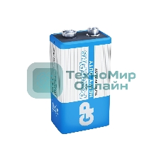 Солевая батарейка GP PowerPlus 9V Крона - 1 шт. в пленке
