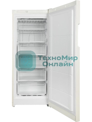 Морозильная камера Indesit DSZ 4150 E, бежевый, 204л, 6 ящиков